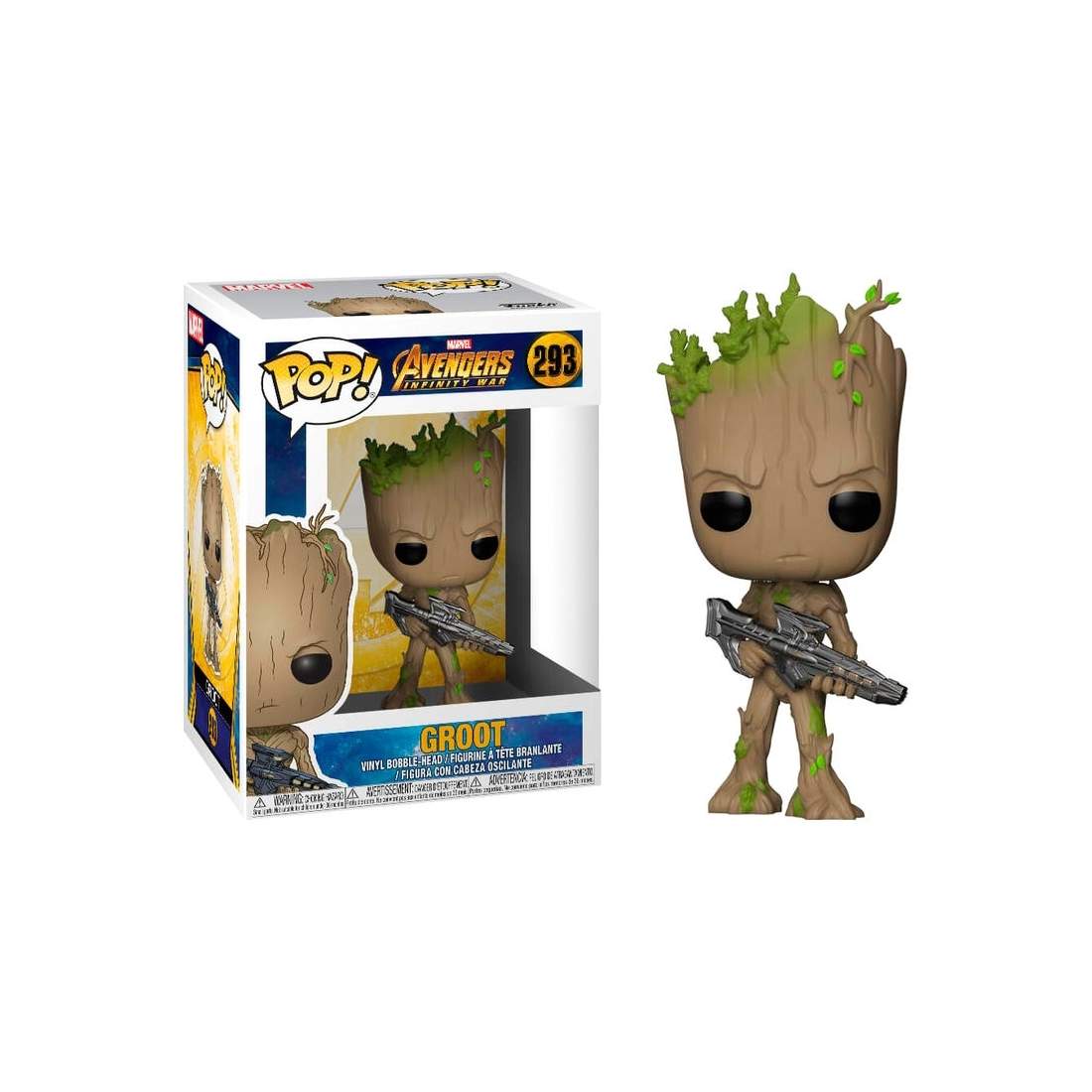 POP-figur Marvel Avengers Infinity War Teen Groot med pistol | Hem & Hobby | Pryloteket