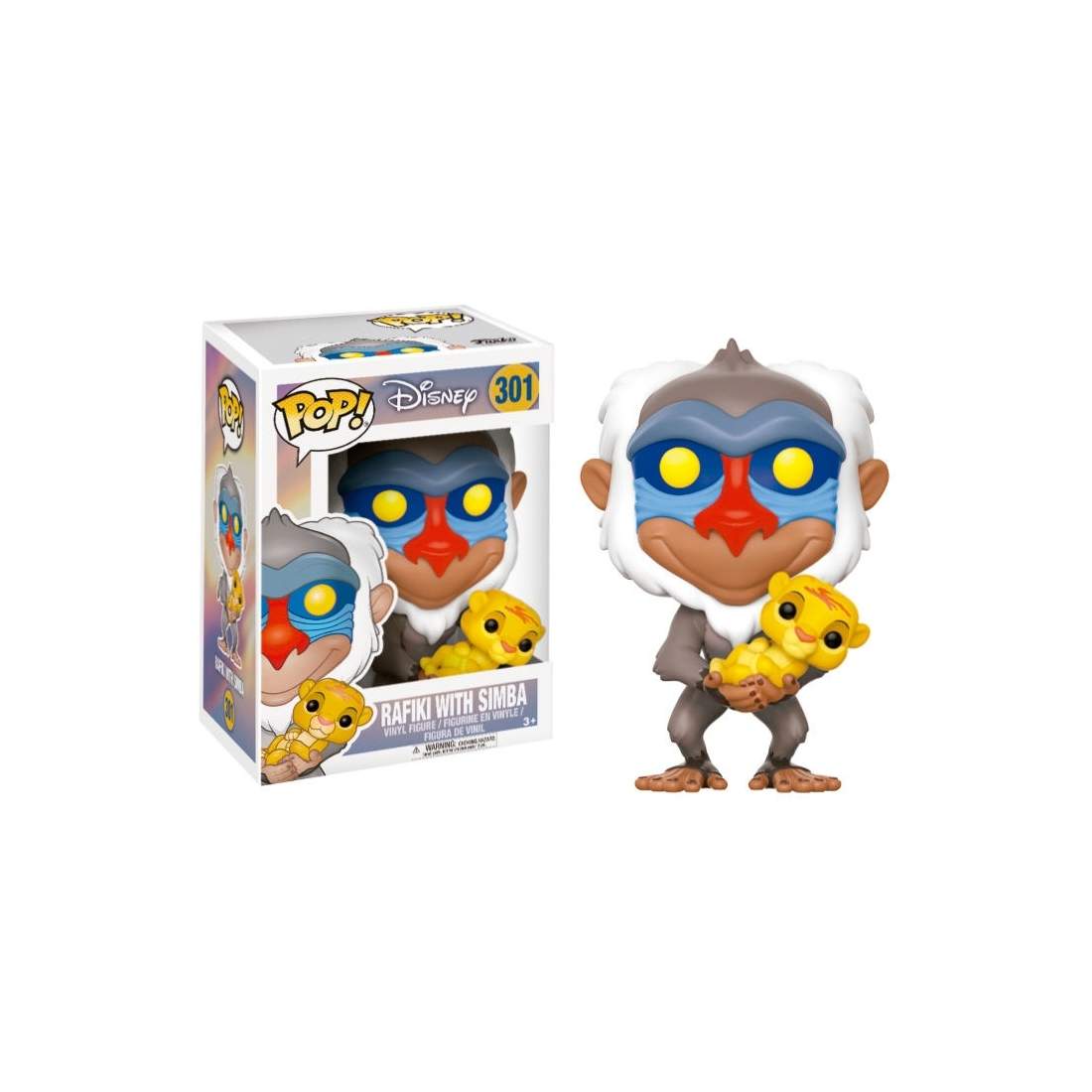 POP-figur Disney Lejonkungen Rafiki med Simba | Hem & Hobby | Pryloteket