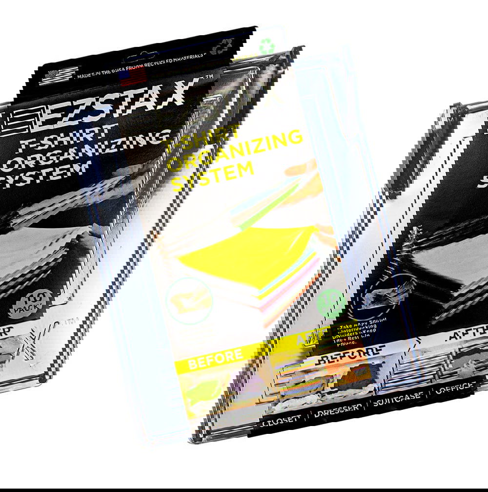 10x Foldeplader til smart tøjorganisation