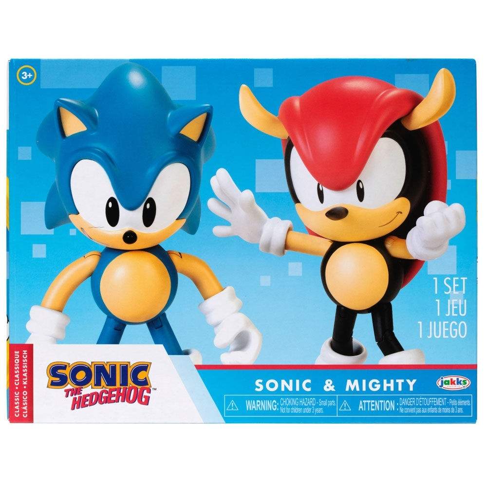 Sonic The Hedgehog Sonic & Mighty Sonic sæt figurer 10cm