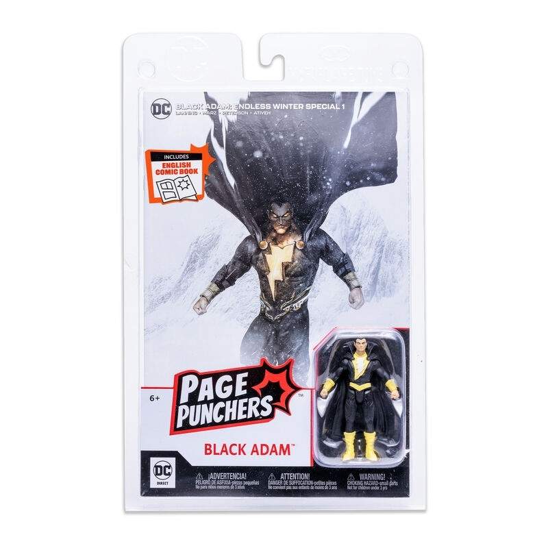 DC Comics Comic Endgless + Black Adam-figur 7 cm