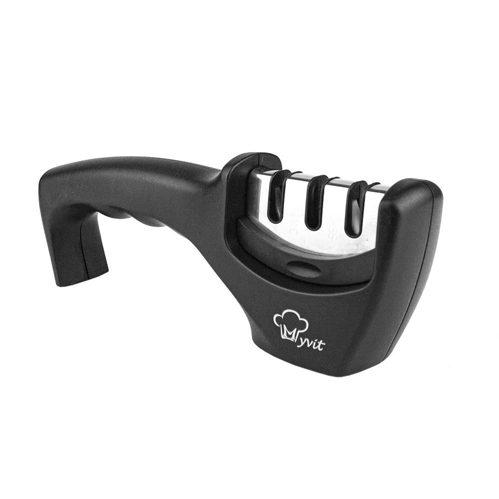 Veitsenteroitin keittiöveitsille - Musta