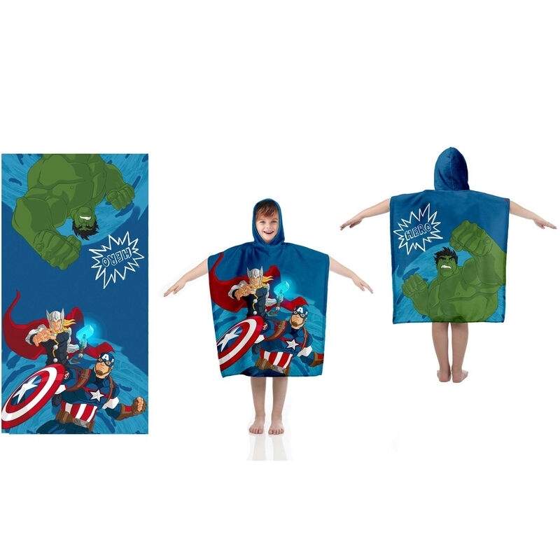 Marvel Avengers Puuvillainen poncho pyyhe