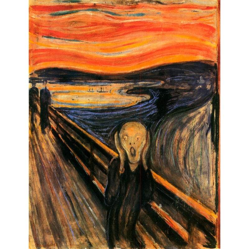 Museum Collection Munch The Sream puslespil 1000 stk.