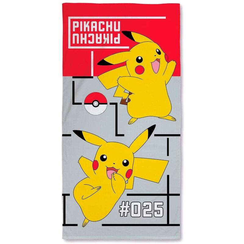 Pokemon Pikachu puuvillainen rantapyyhe