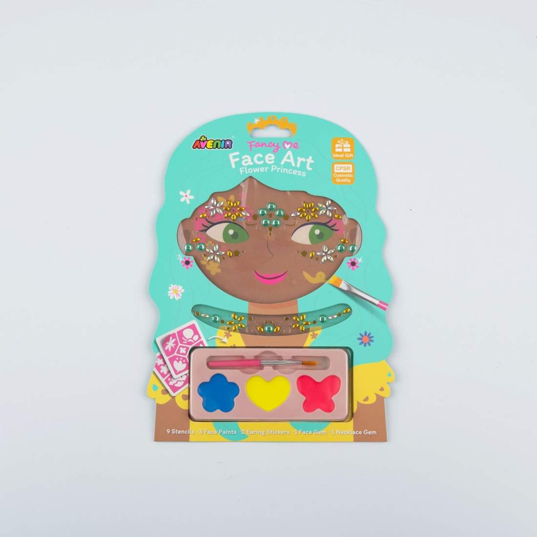 Face Art Flower Princess Makeup Kit för barn, 10 stycken | Hem & Hobby | Pryloteket