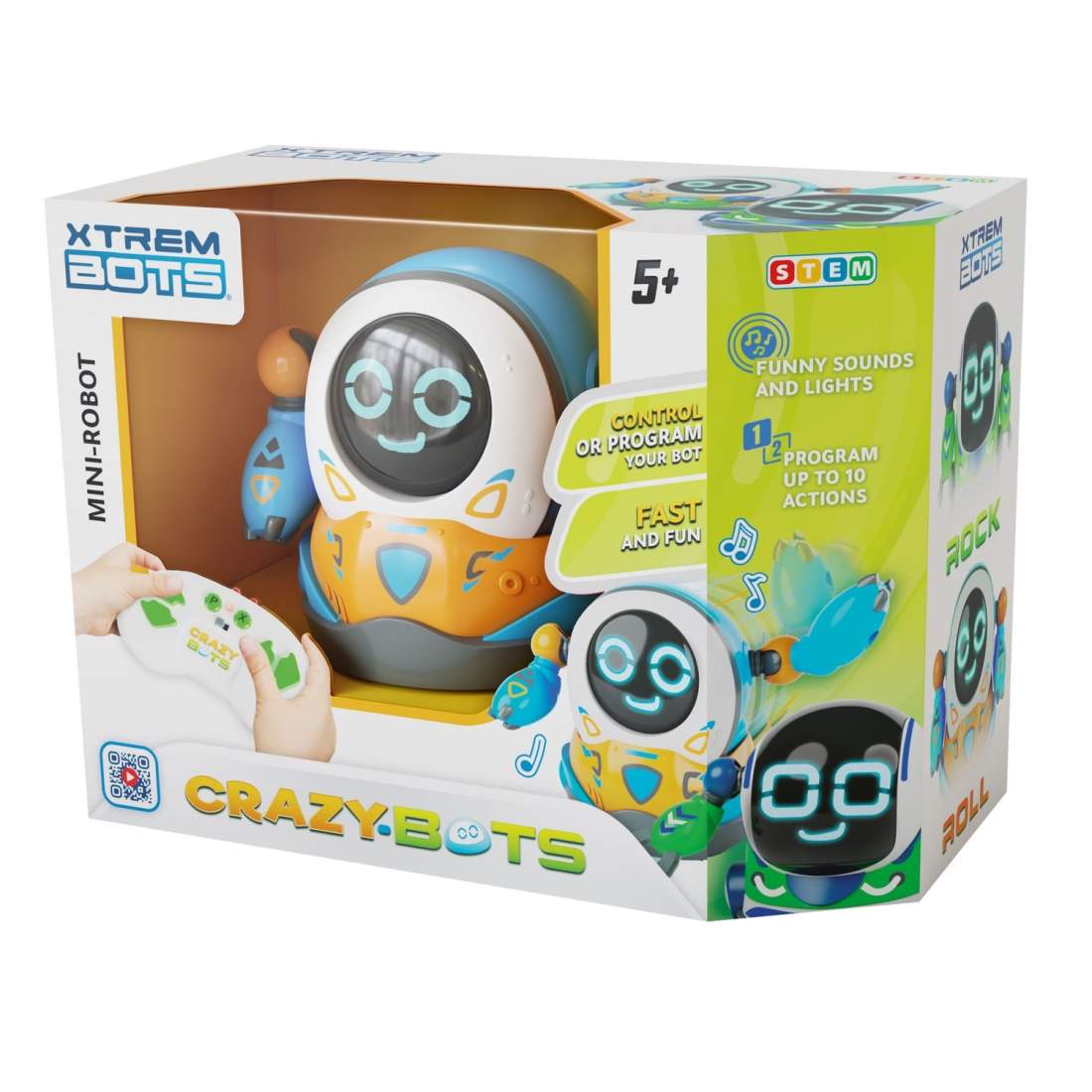 Interaktiv Crazy Bot robotleksak för barn, rolig och engagerande | Hem & Hobby | Pryloteket