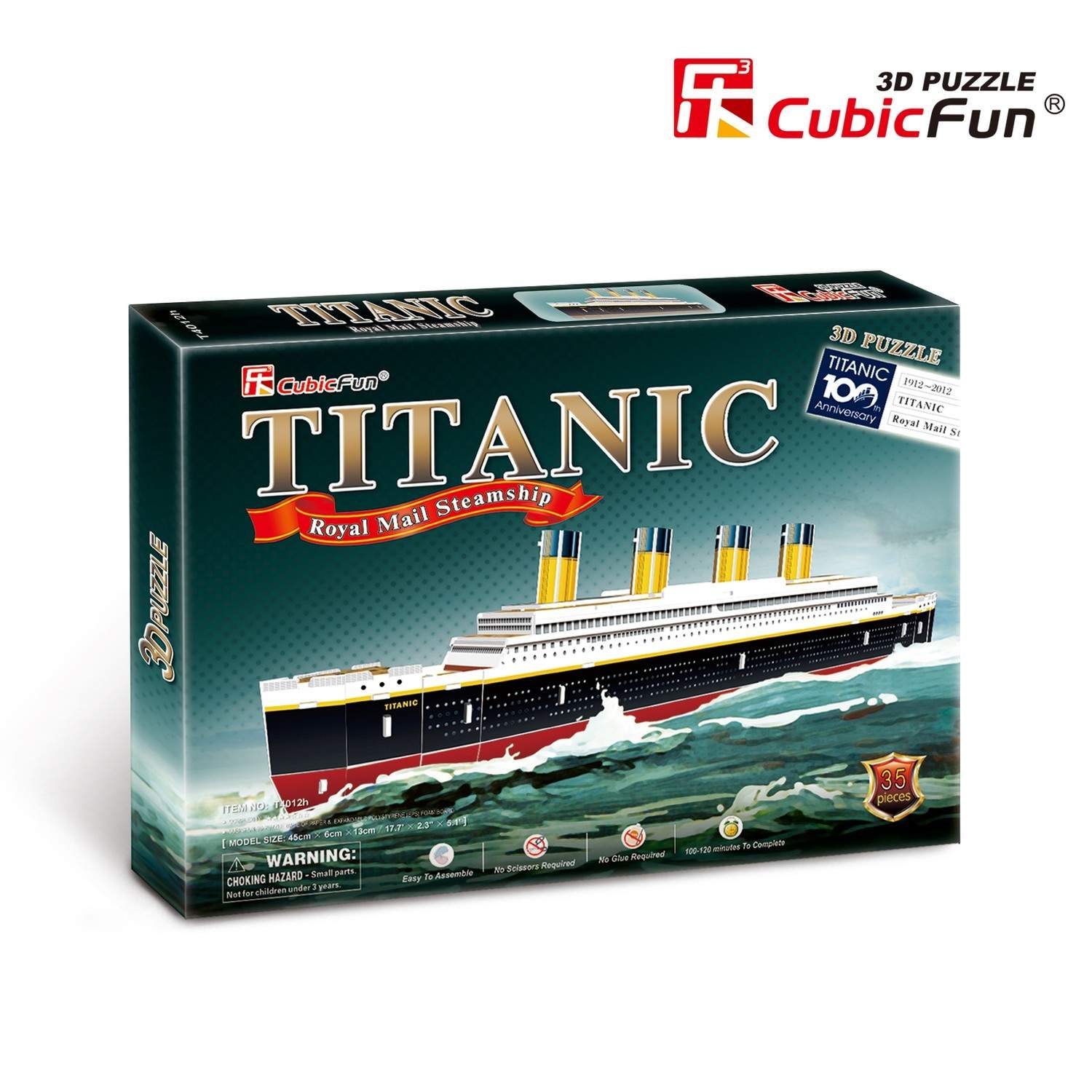 Titanic 3D-pussel, liten storlek, kul för alla åldrar | Hem & Hobby | Pryloteket