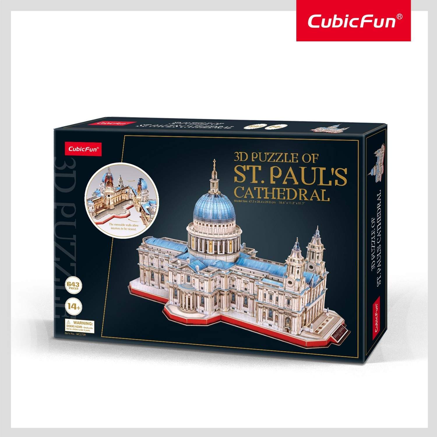 3D-puslespil af St. Paul's Cathedral, sjov og engagerende aktivitet