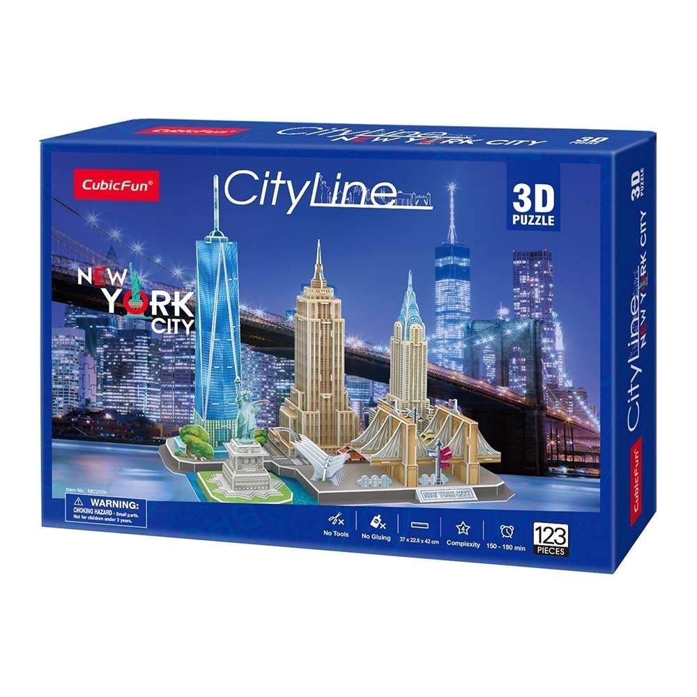 3D-puslespil i New York City - Sjovt, engagerende, lærerigt