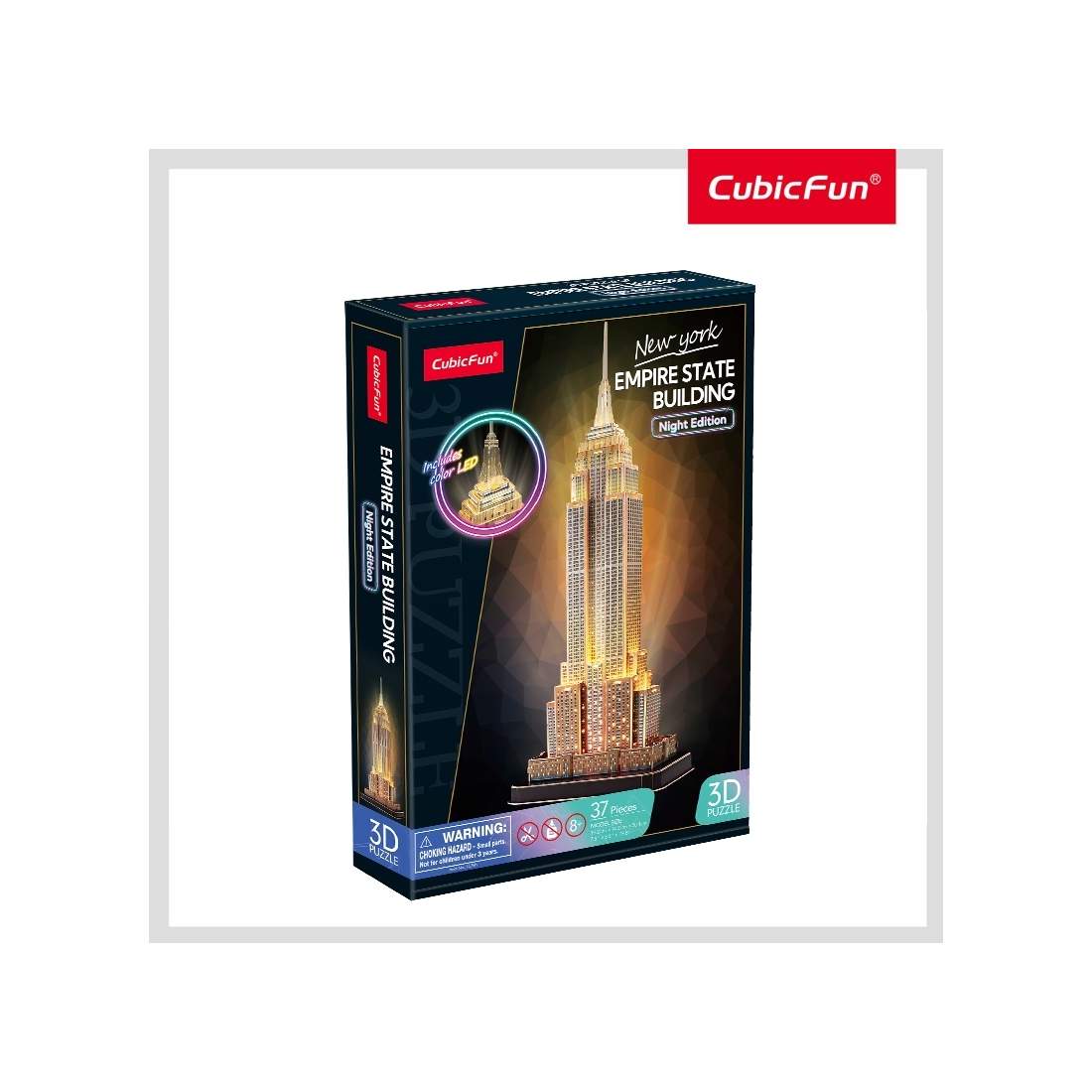 LED Empire State Building 3D-pussel för vuxna och barn | Hem & Hobby | Pryloteket