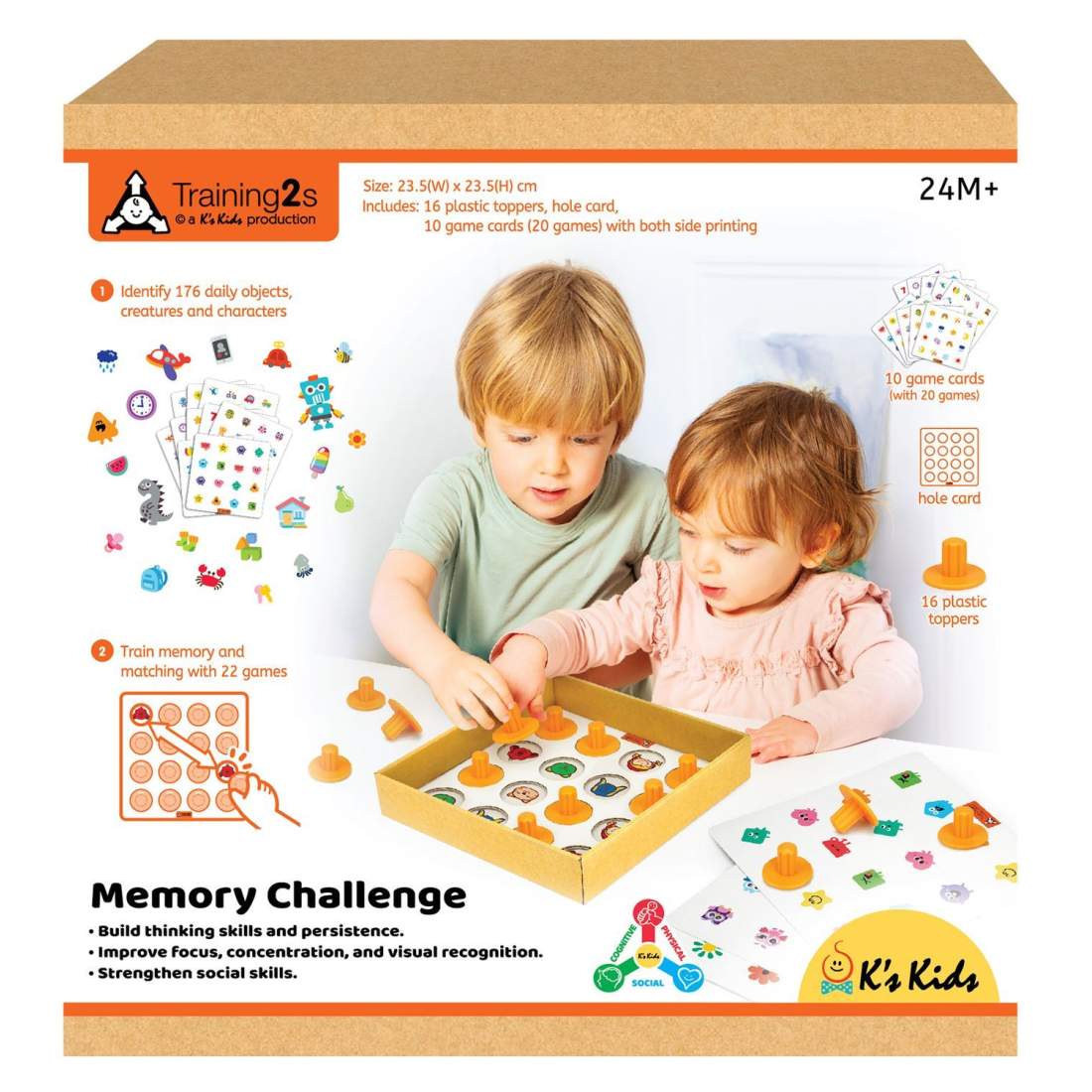 Memory Challenge-spel för barn - roligt, engagerande, lärorikt | Hem & Hobby | Pryloteket