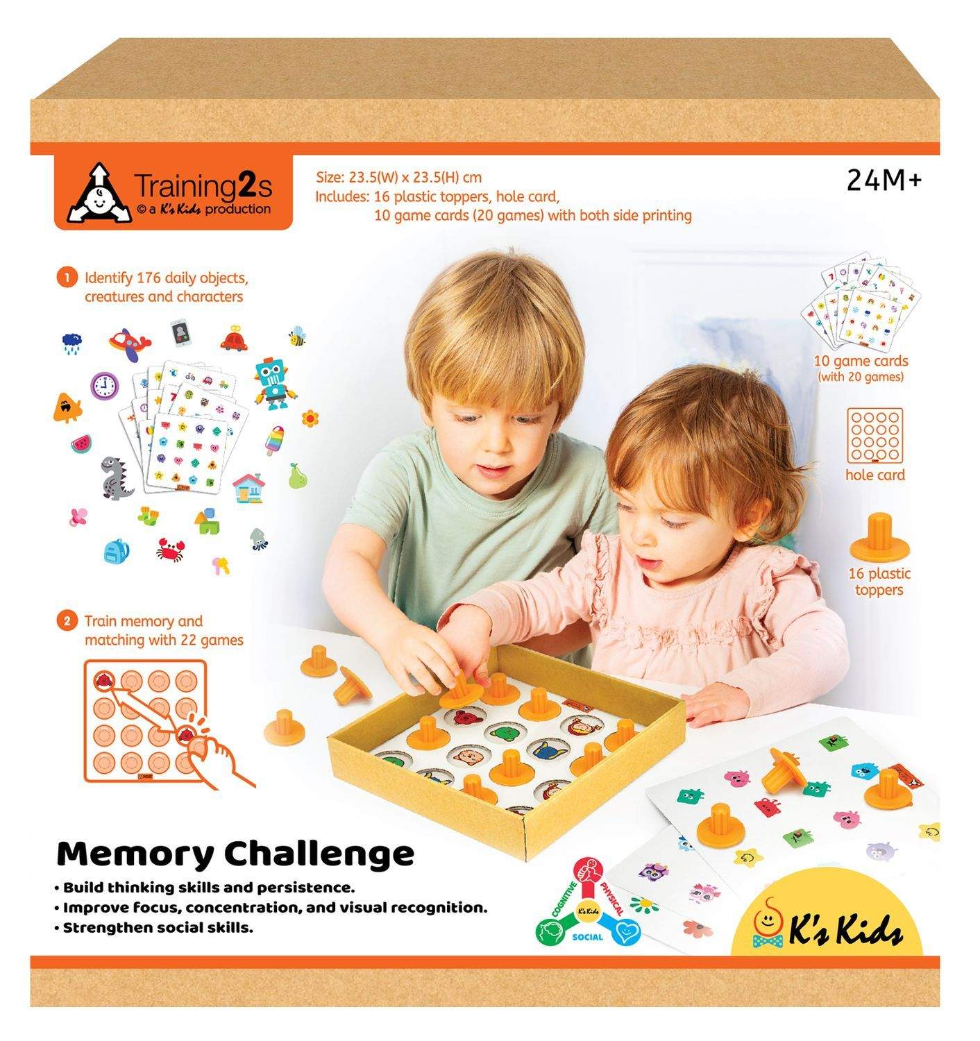 Memory Challenge spil for børn - sjovt, engagerende, lærerigt