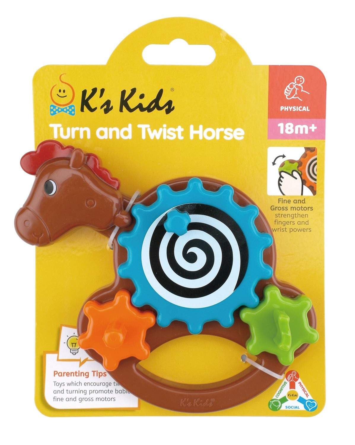 Aktivitetsleksak för barn - Turn and Twist Horse | Hem & Hobby | Pryloteket