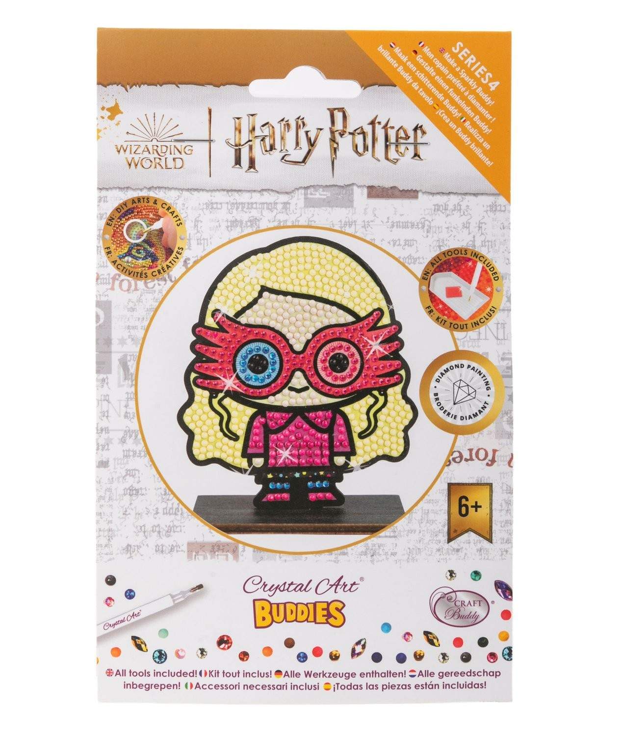 Harry Potter kunstsæt med krystaller, Luna Lovegood Design