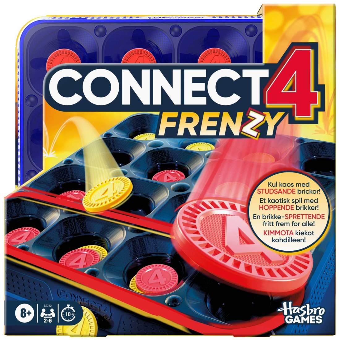 Connect 4 Frenzy Snabbt brädspel för 2 spelare | Hem & Hobby | Pryloteket