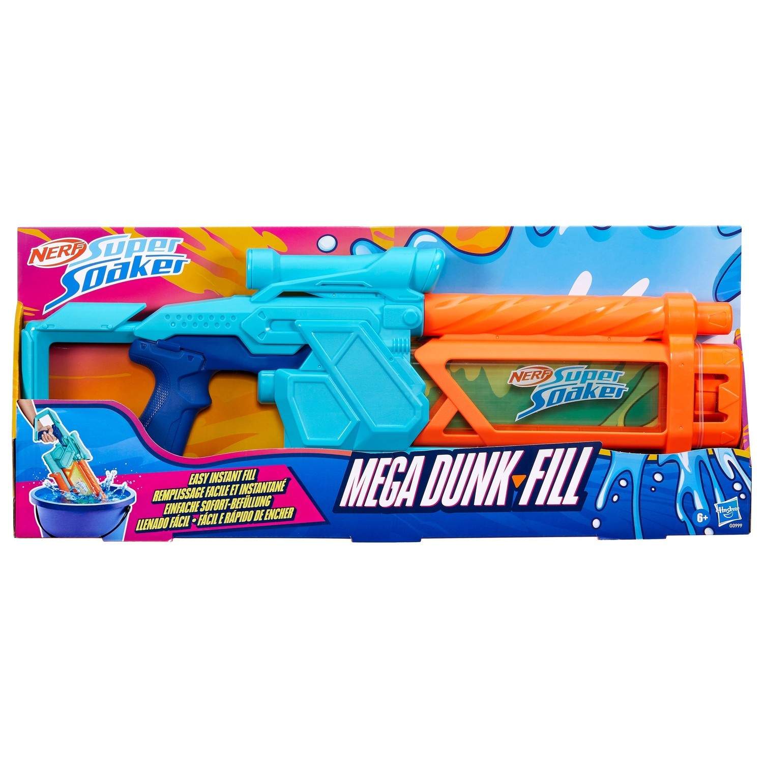 Water Blaster Mini Dunk Fill, højtydende Soaker Legetøj