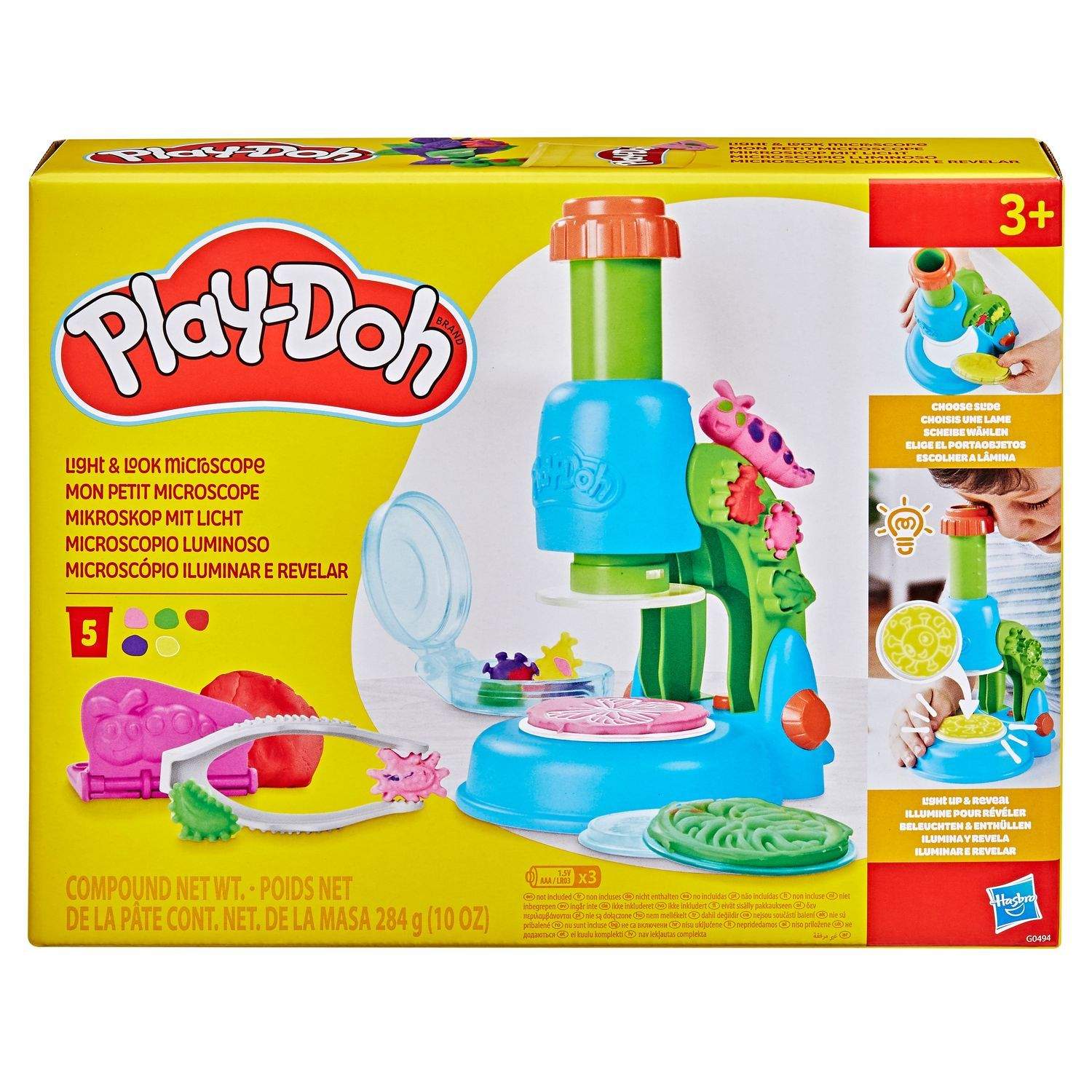 Glow-In-The-Dark Play-Doh legesæt med mikroskop