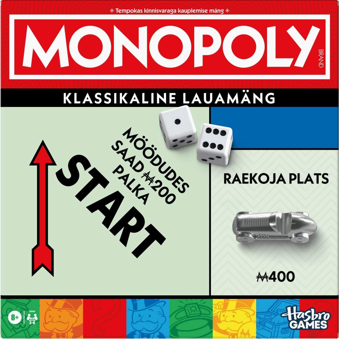 MONOPOLY Classic Board Game - Refresh Edition på estniska | Hem & Hobby | Pryloteket