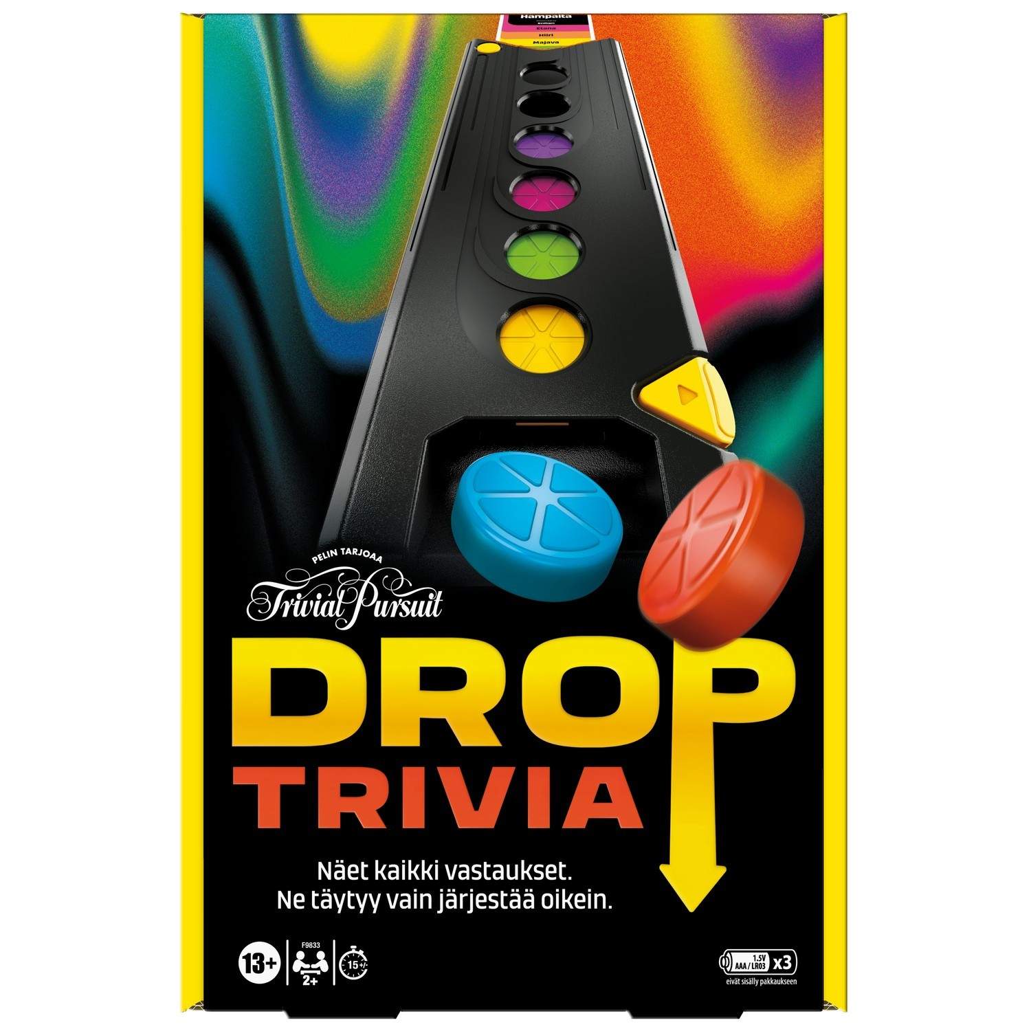 Trivial Pursuit brætspil - finsk sprogudgave