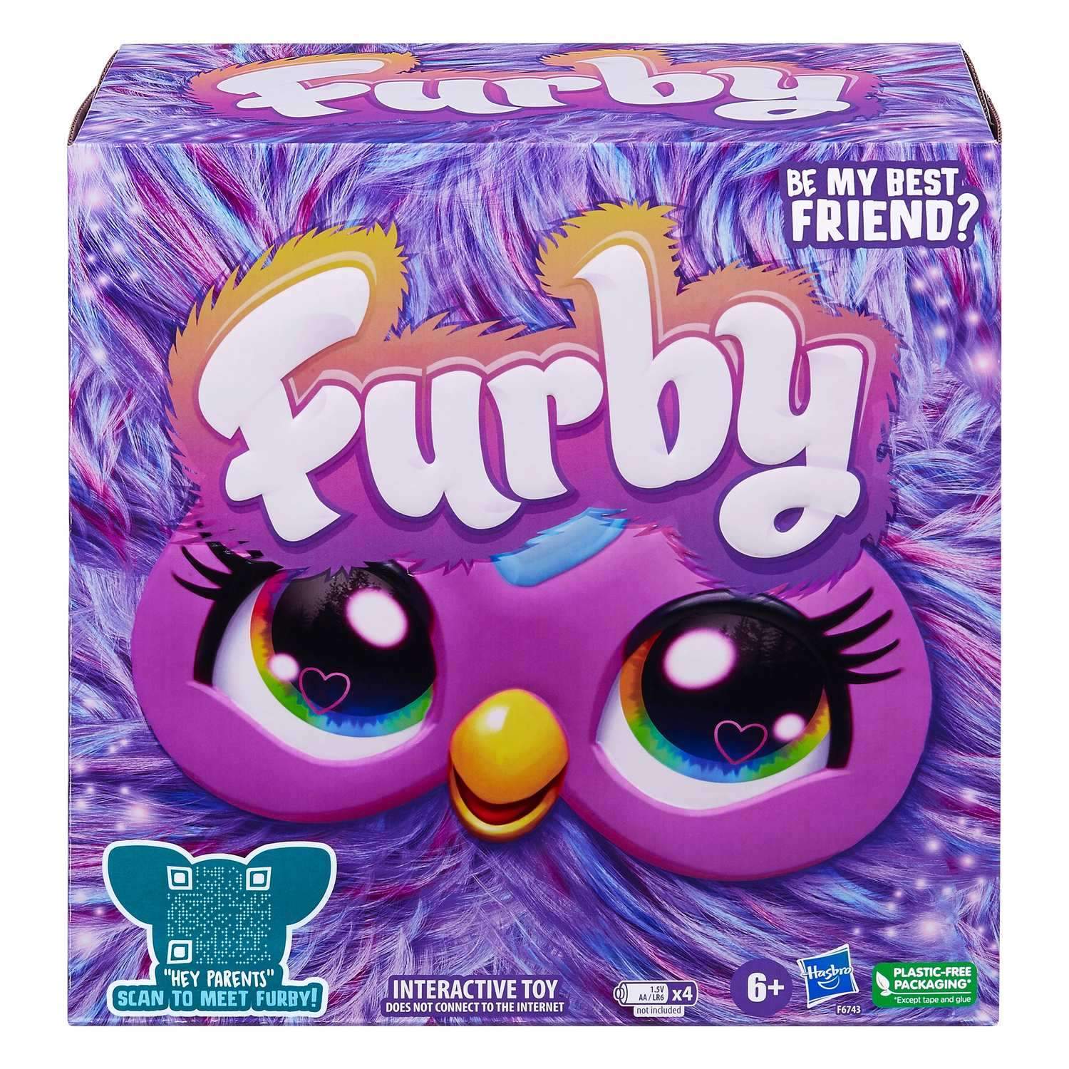 Interaktiv lila Furby-leksak för barn, batteridriven | Hem & Hobby | Pryloteket