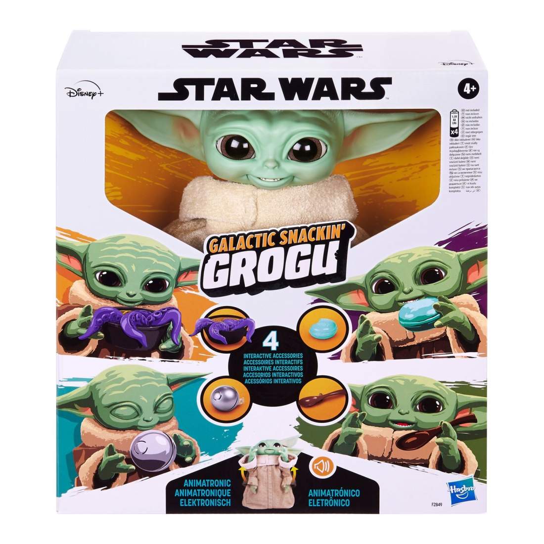 Star Wars Interactive Toy Grogu 23,5 cm, Rolig Snack Time Experience | Hem & Hobby | Pryloteket
