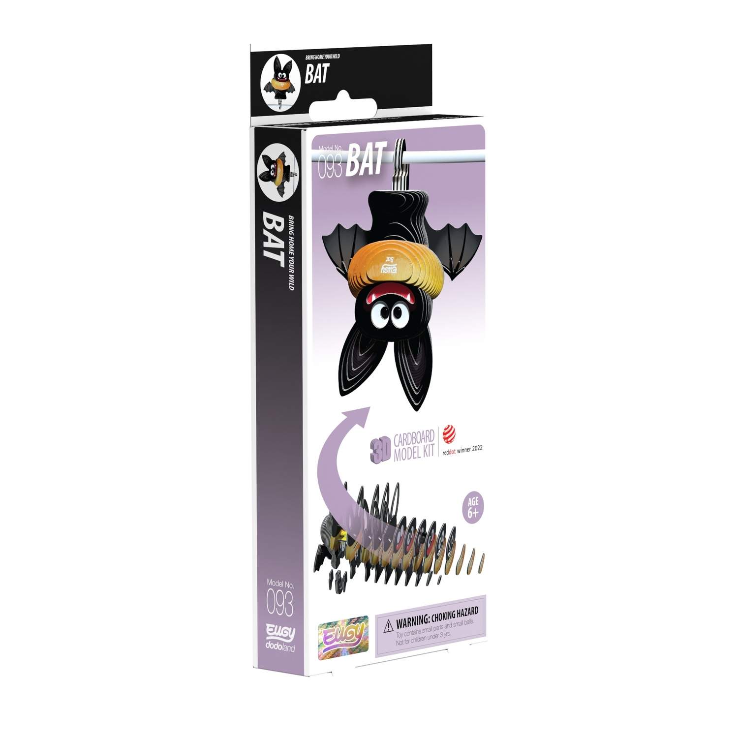 3D Cardboard Model Kit - Bat för kreativt byggnöje | Hem & Hobby | Pryloteket