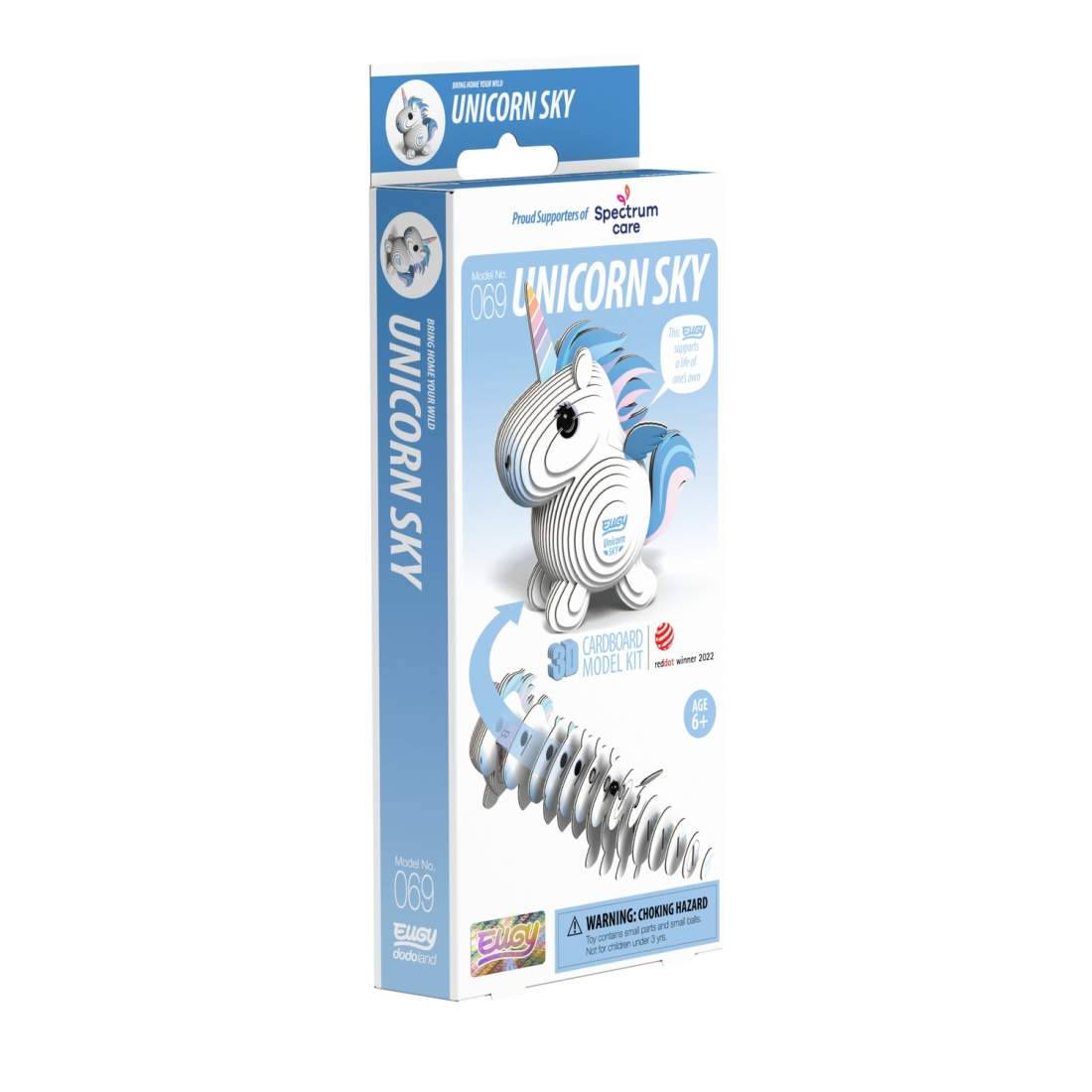 3D Cardboard Model Kit - Unicorn Design, DIY Craft Project | Hem & Hobby | Pryloteket