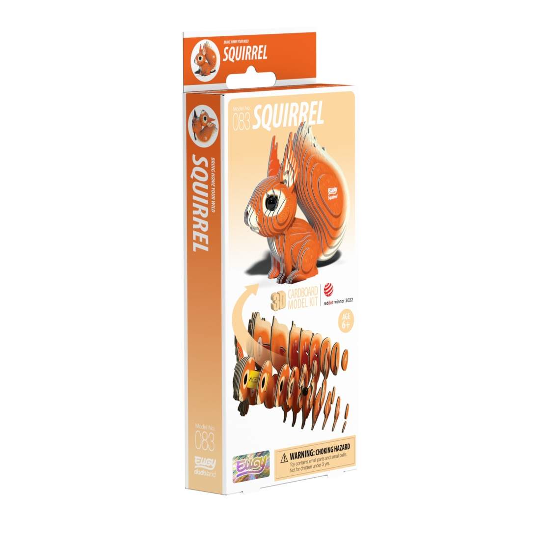 3D Cardboard Model Kit - Ekorrdesign, enkel montering | Hem & Hobby | Pryloteket