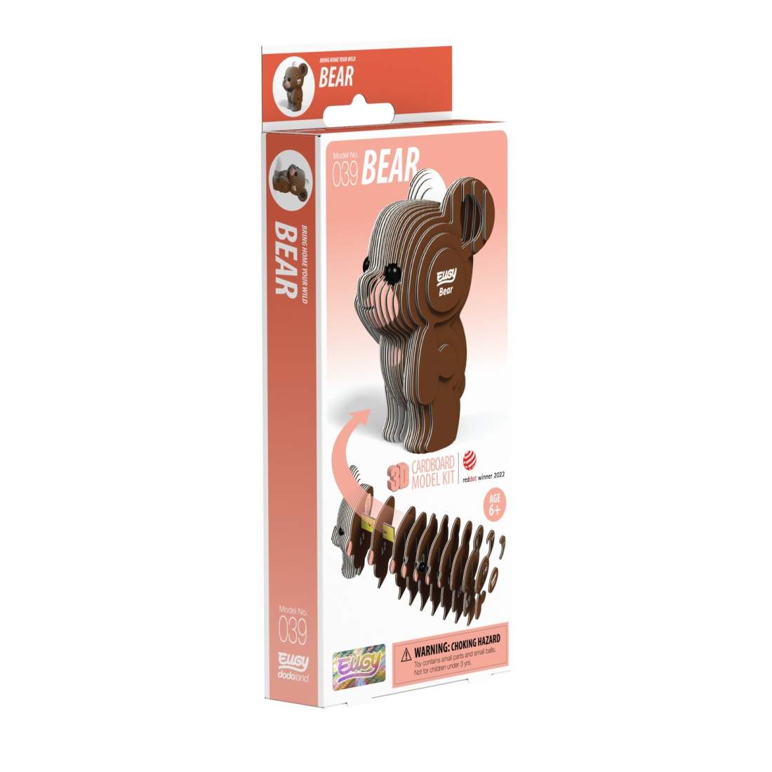 3D-pappmodellsats - Björndesign, enkel montering, rolig aktivitet | Hem & Hobby | Pryloteket