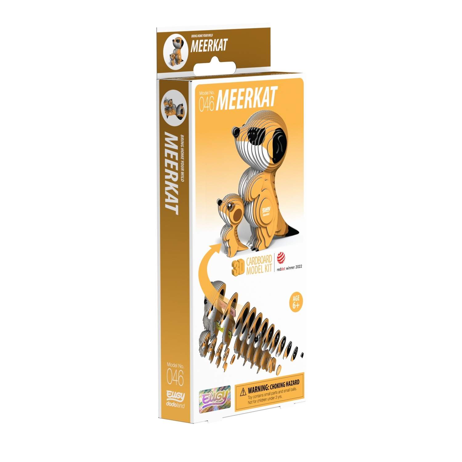 Meerkat 3D Cardboard Model Kit til kreativ byggesjov