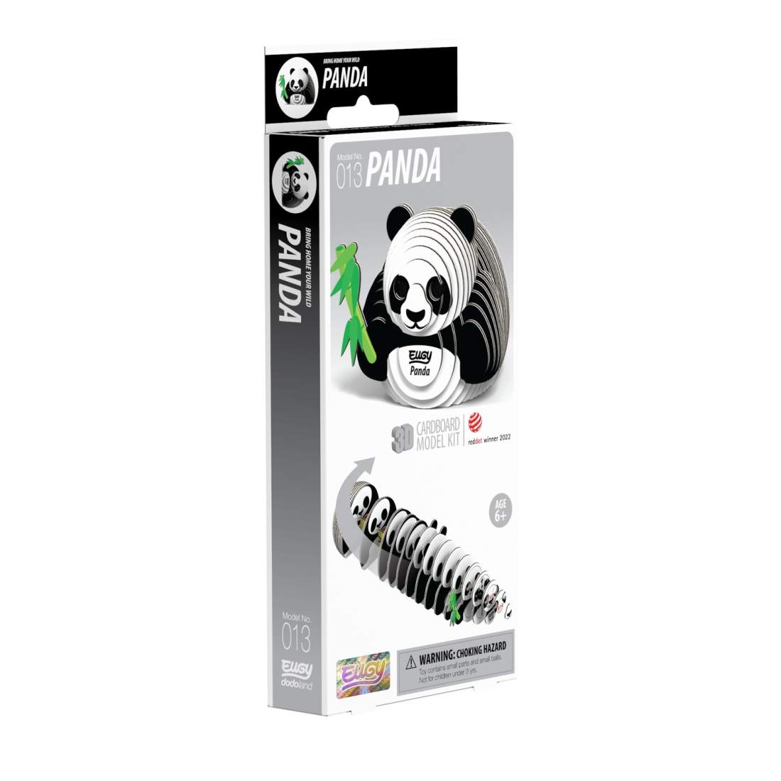 3D Cardboard Model Kit - Panda Design för kreativt byggande | Hem & Hobby | Pryloteket