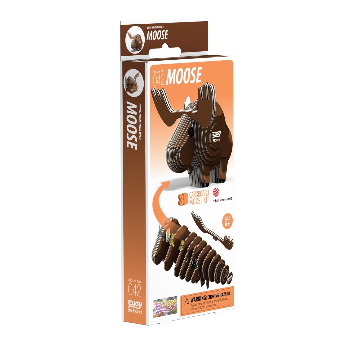 3D Cardboard Model Kit - Älgdesign för kreativt byggande | Hem & Hobby | Pryloteket