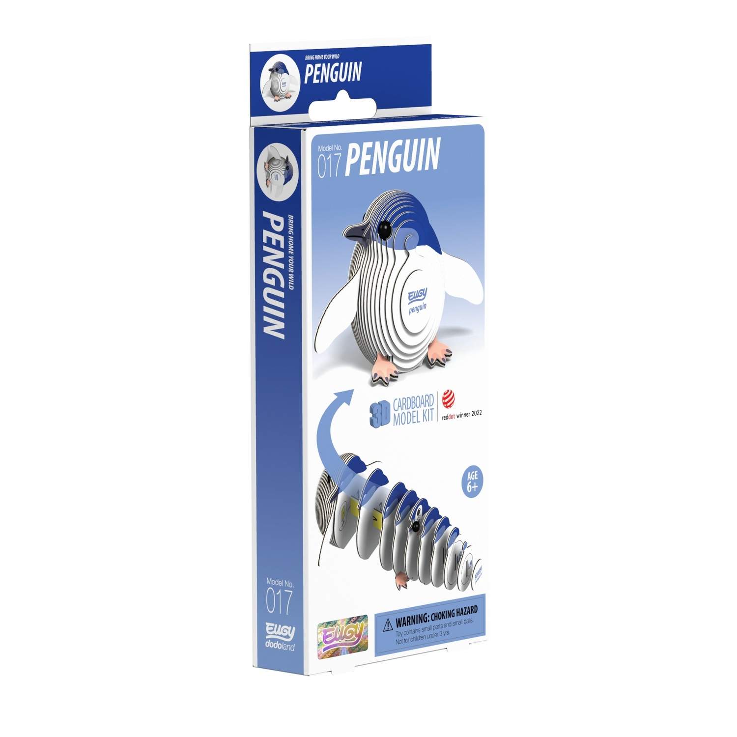 3D Cardboard Model Kit - Penguin Design, Nem montering