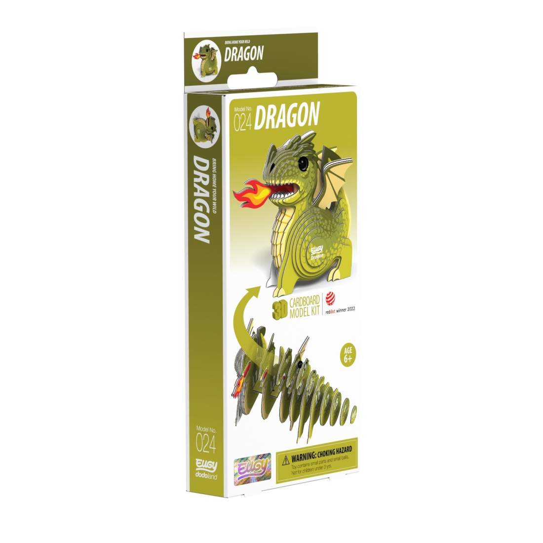 3D Cardboard Model Kit - Dragon Design, DIY Assembly | Hem & Hobby | Pryloteket