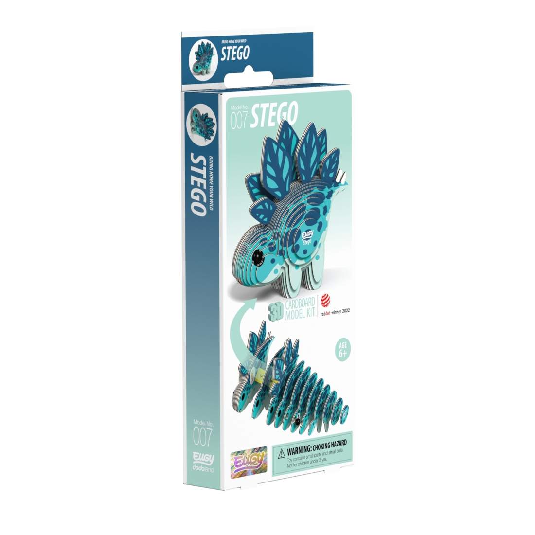 3D Cardboard Model Kit - Stegosaurus Dinosaur Craft | Hem & Hobby | Pryloteket