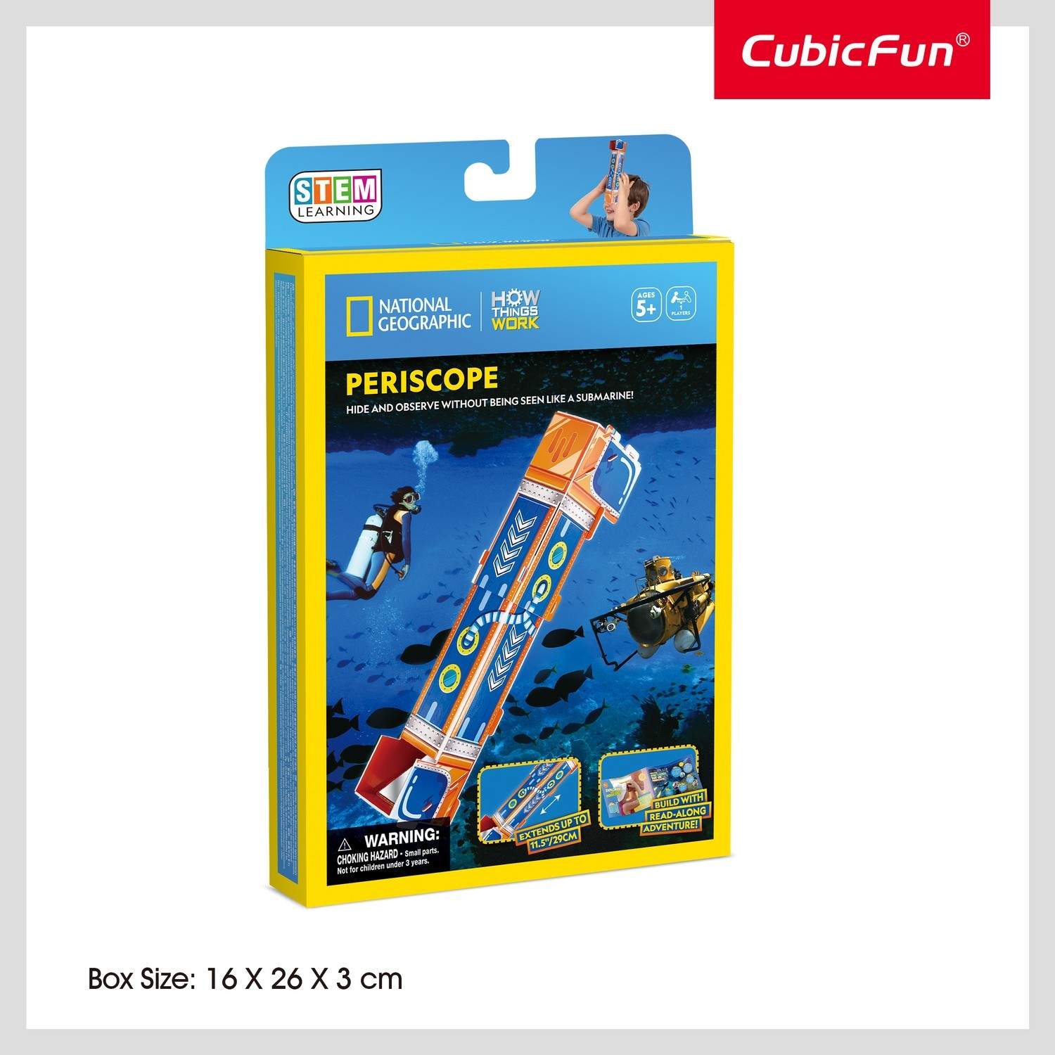 3D Periscope Puzzle, National Geographic, Sjov for alle aldre