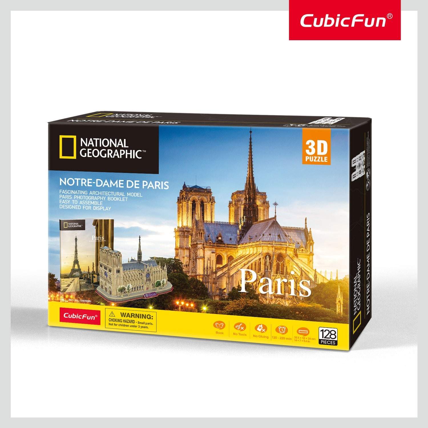 3D-puslespil af Notre Dame De Paris – Sjov og engagerende aktivitet