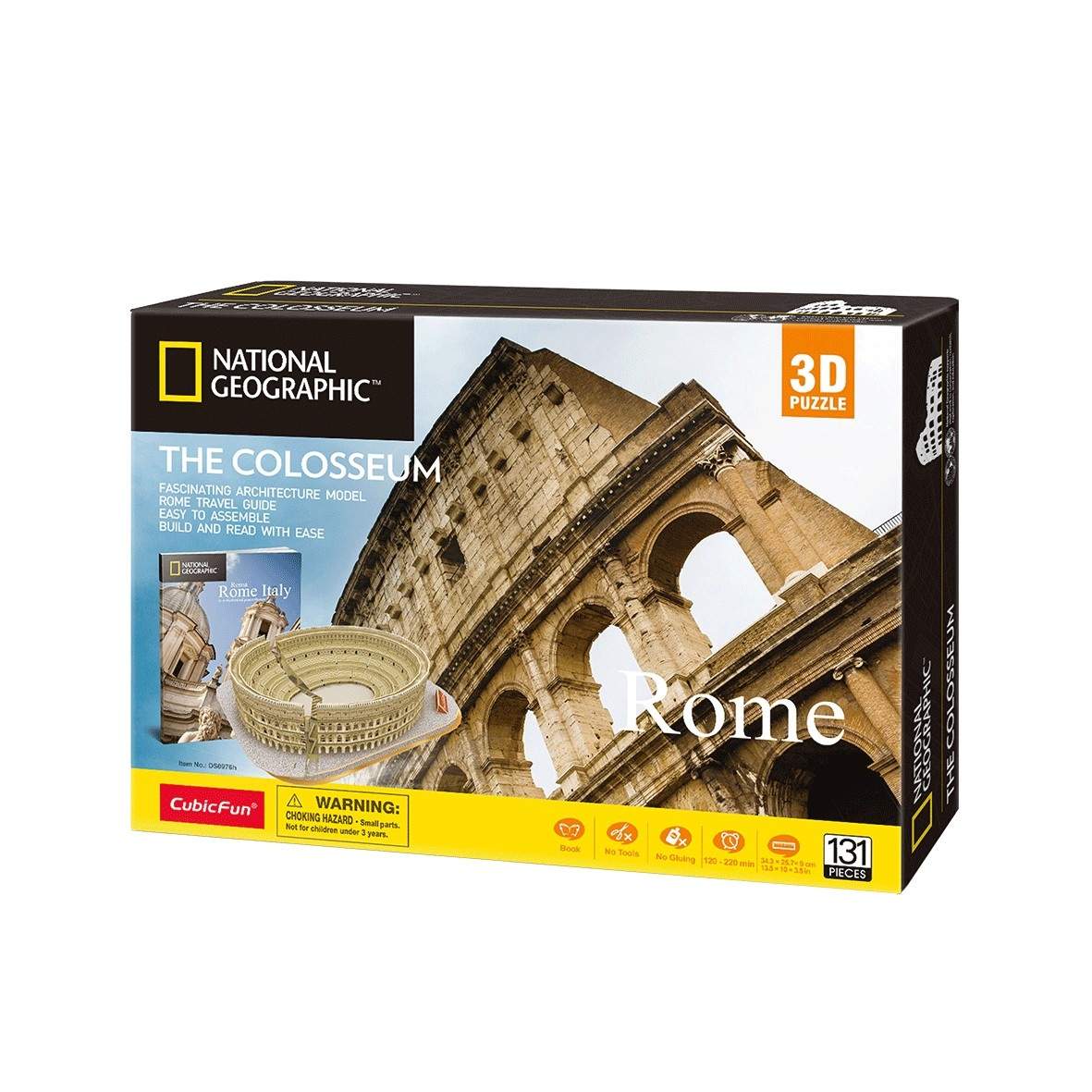 3D Puzzle of Colosseum, pædagogisk sjov for alle aldre