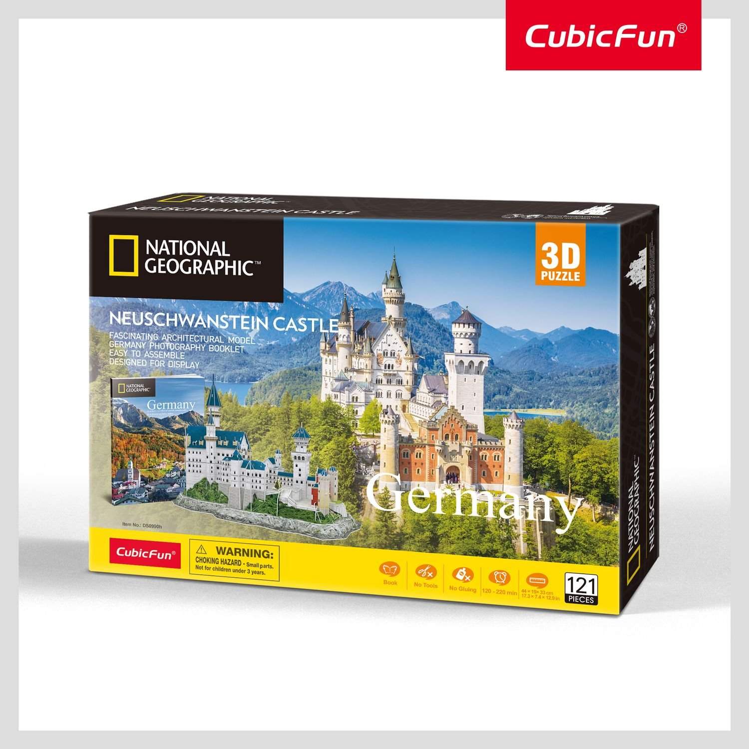 3D-puslespil af Neuschwanstein Slot - Sjov og engagerende aktivitet