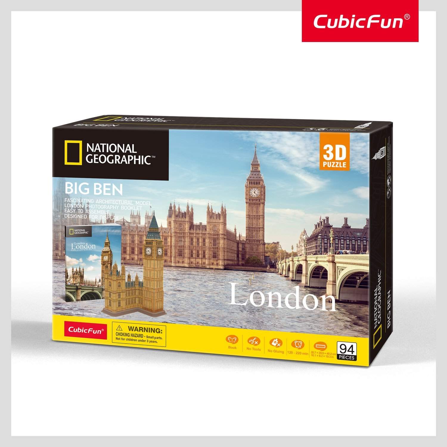 3D-puslespil af Big Ben – Sjovt og engagerende for alle aldre