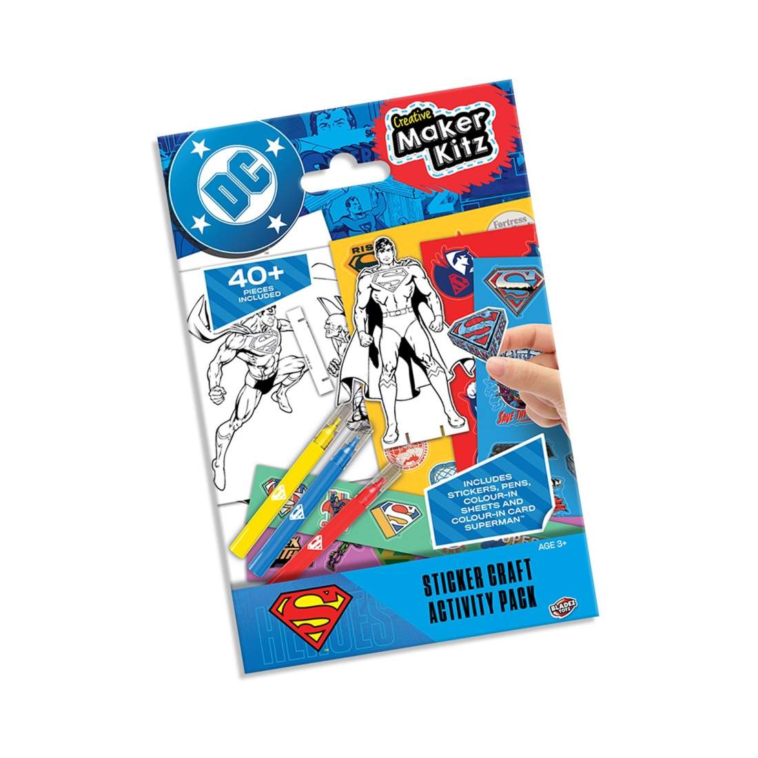 Superman Sticker Activity Set för barn, kreativt roligt | Hem & Hobby | Pryloteket