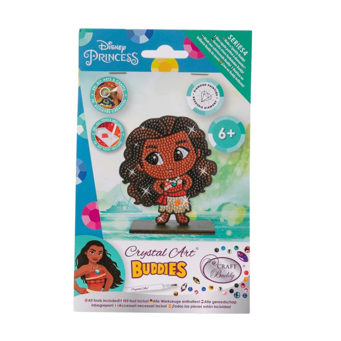 Disney Princess Art Set med kristaller, inklusive Moana | Hem & Hobby | Pryloteket