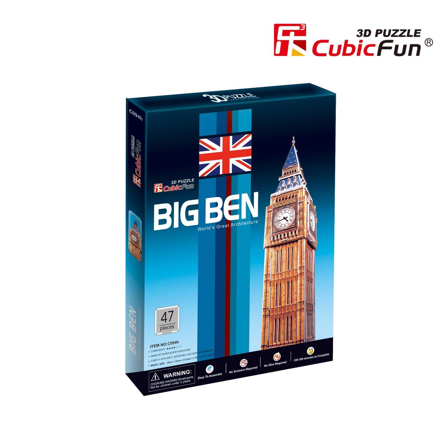 3D-puslespil af Big Ben – Sjov og engagerende byggeoplevelse