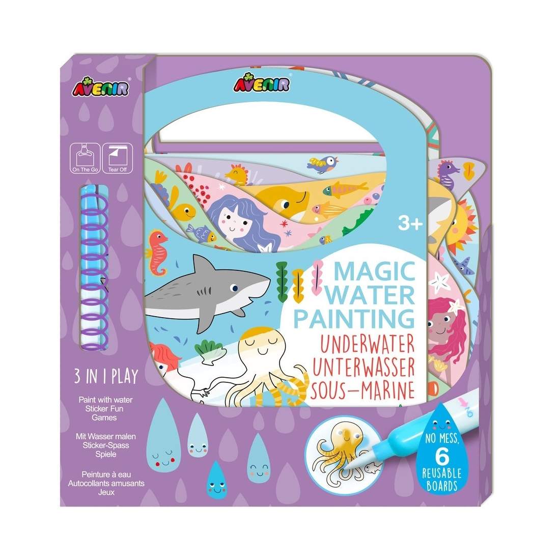 Vattenmålningsset, magisk undervattenskonst för barn | Hem & Hobby | Pryloteket