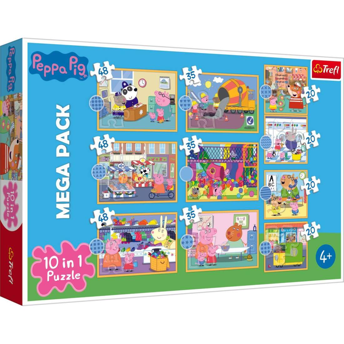 Peppa Pig 10-i-1 pusselset för barn | Hem & Hobby | Pryloteket