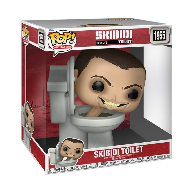 Skibidi Toilet Funko Pop! Jumbo vinyl figur samleobjekt