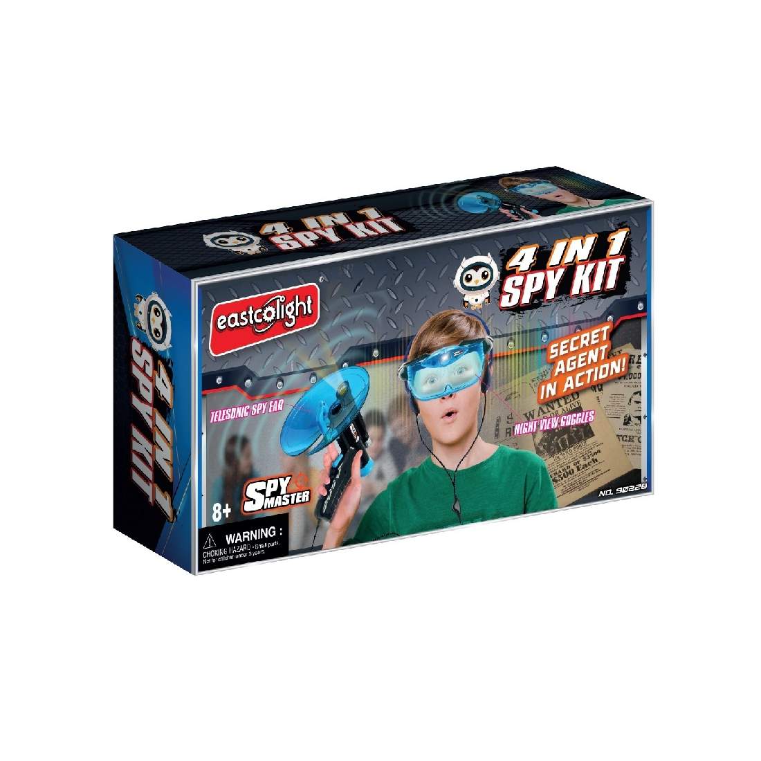 Spy Kit Playset 4-i-1 med tillbehör för barn | Hem & Hobby | Pryloteket