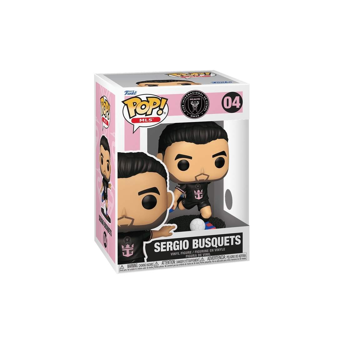 Sergio Busquets Funko Pop! Vinylfigur - Inter Miami Samlarobjekt | Hem & Hobby | Pryloteket