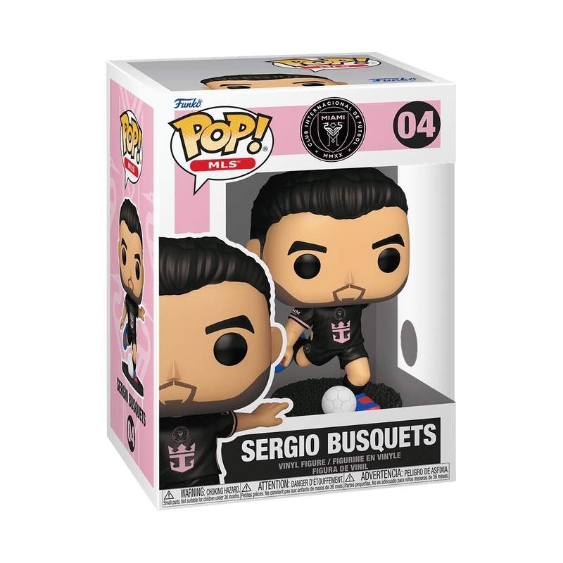 Sergio Busquets Funko Pop! Vinylfigur - Inter Miami samleobjekt